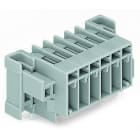 WAGO - THT-Stiftleiste, Lötstift 1, 0x1, 0mm, abgewinkelt, grau