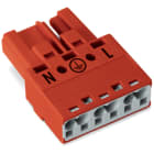 WAGO - Stecker, 3-polig, Kod. P, rot