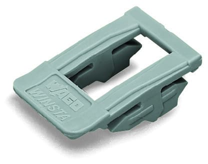 WAGO - Verriegelungsklinke, für Buchsen und Stecker, für Werkzeugbetätigung, grau