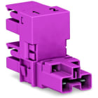 WAGO - h-Verteiler, 2-polig, Kod. B, pink