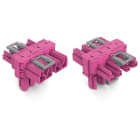 WAGO - T-Verteiler, 4-polig, Kod. B, pink