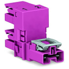 WAGO - h-Verteiler, 2-polig, Kod. B, pink