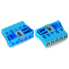 WAGO - Snap-In-Stecker, 5-polig, Kod. I, blau