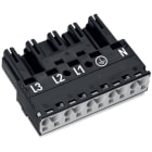 WAGO - Stecker, 5-polig, Kod. A, schwarz