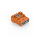 WAGO - Snap-In-Stecker, 3-polig, Kod. R, orange