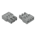WAGO - Stecker, 3-polig, Kod. B, grau