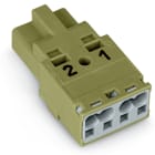 WAGO - Stecker, 2-polig, Kod. B, hellgrün