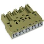 WAGO - Stecker, 5-polig, Kod. B, hellgrün