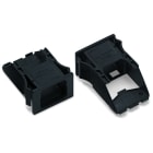 WAGO - Snap-In-Rahmen, 2-polig, 1, 0-3, 0mm, schwarz