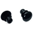 WAGO - Befestigungspin, Ø 6mm, für Montageplatten 2,5-4, 0mm, Kunststoff, schwarz