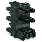WAGO - 5-fach-Verteiler, 3-polig, Kod. A, schwarz