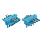 WAGO - T-Verteiler, 5-polig, Kod. I, blau