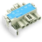 WAGO - Linect®-T-Steckverbinder, 5-polig, Kod. I, blau