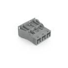 WAGO - Snap-In-Stecker, 3-polig, Kod. B, grau