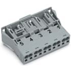 WAGO - Snap-In-Stecker, 5-polig, Kod. B, grau