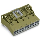 WAGO - Snap-In-Stecker, 5-polig, Kod. B, hellgrün