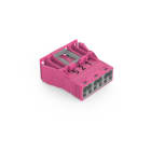 WAGO - Snap-In-Stecker, 3-polig, Kod. B, pink