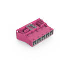 WAGO - Snap-In-Stecker, 5-polig, Kod. B, pink