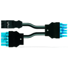 WAGO - konfektionierte Y-Leitung, Eca, 2xStecker / Buchse