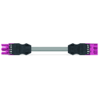WAGO - konfektionierte Verbindungsleitung, Eca, Buchse Stecker, pink