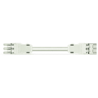 WAGO - konfektionierte Verbindungsleitung, Eca, Buchse Stecker, weiß