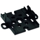 WAGO - Montageplatte, für Einspeise- und Abgriffmodule, Kunststoff, schwarz