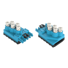WAGO - Abgriffmodul, für Flachleitung, 5x2,5mm², blau