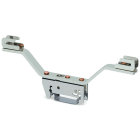WAGO - Sammelschienenhalter, für Sammelschienen Cu 10 mmx3mm, beidseitig, abgewinkelt, silberfarben