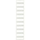 WAGO - WMB-Beschriftungskarte, bedruckt, weiß, 1 - 10