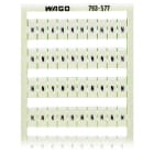 WAGO - WMB-Beschriftungskarte, bedruckt, weiß, N