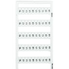 WAGO - WMB-Beschriftungskarte, bedruckt, weiß, R1,S1,T1,U1,V1,W1,X1,Y1,Z1,SL