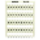 WAGO - WMB-Beschriftungskarte, bedruckt, weiß, R6,S6,T6..Y6,Z6,SL bis R10,S10,T10..Y10,Z10,SL