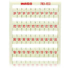 WAGO - WMB-Beschriftungskarte, bedruckt, weiß, 10,20 - 50