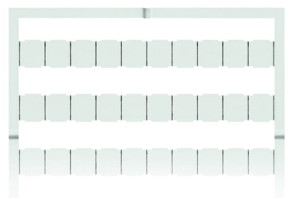 WAGO - WTB-Beschriftungskarte, als Karte, nicht dehnbar, weiß
