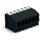WAGO - THR-Leiterplattenklemme, Drücker, 1,5mm², schwarz