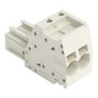 WAGO - 1-Leiter-Federleiste, Push-in CAGE CLAMP®, 10mm², lichtgrau