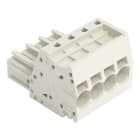 WAGO - 1-Leiter-Federleiste, Push-in CAGE CLAMP®, 10mm², lichtgrau