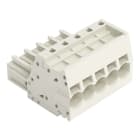 WAGO - 1-Leiter-Federleiste, Push-in CAGE CLAMP®, 10mm², lichtgrau