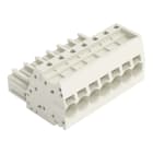 WAGO - 1-Leiter-Federleiste, Push-in CAGE CLAMP®, 10mm², lichtgrau