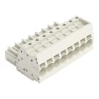 WAGO - 1-Leiter-Federleiste, Push-in CAGE CLAMP®, 10mm², lichtgrau