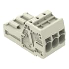 WAGO - 1-Leiter-Stiftleiste, Push-in CAGE CLAMP®, 10mm², lichtgrau