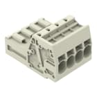 WAGO - 1-Leiter-Stiftleiste, Push-in CAGE CLAMP®, 10mm², lichtgrau