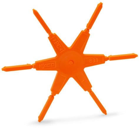 WAGO - Kodierträger mit sechs Kodierstiften, orange