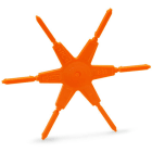 WAGO - Kodierträger mit sechs Kodierstiften, orange