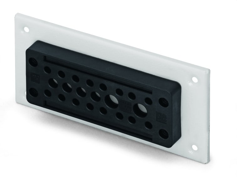 WAGO - Kabeldurchführungsplatte, KDP 29, für Flanschplatte F204 + F304
