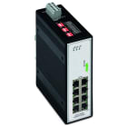 WAGO - Industrial-Switch, 8 Ports 100Base-TX, schwarz