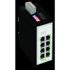 WAGO - Industrial-Switch, 8 Ports 1000Base-T, schwarz
