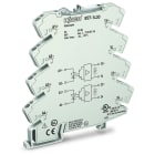 WAGO - Optokopplermodul, 2-fach, Eingangsnennspannung DC24V, lichtgrau