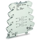 WAGO - Optokopplermodul, 2-fach, Eingangsnennspannung DC24V, lichtgrau