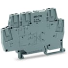 WAGO - Optokopplermodul, Eingangsnennspannung DC 5 V, Ausgang DC 3-30 V, grau
